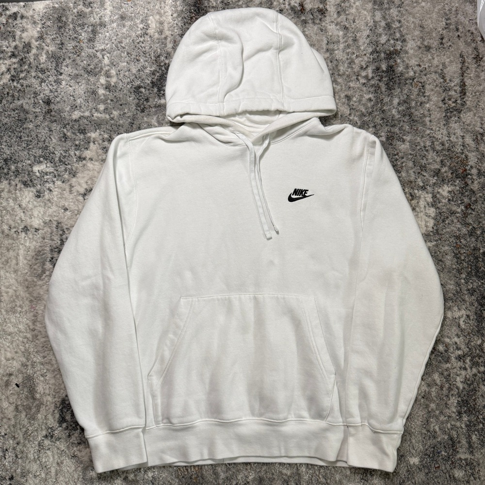 Nike Sportswear Club Fleece Hoodie Mens Small Pullover‎ Sweatshirt BV2654-100
